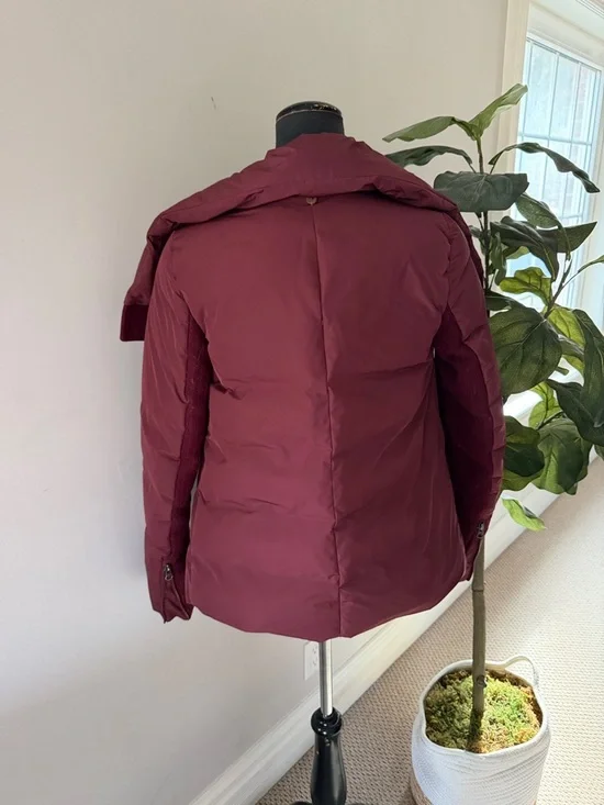 MACKAGE DOWN COAT JACKET IN MERLOT - Picture 5 of 16
